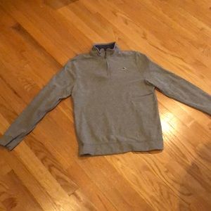 Vineyard Vines boys size large 3/4 zip sweatshirt